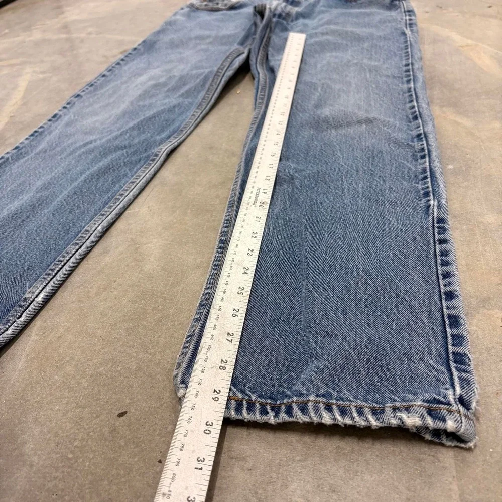Vintage 2000s Levi's 505 Distressed Regular Fit Straight Leg Jeans
